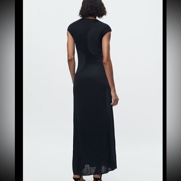 ZARA FITTED KNIT DRESS ZW COLLECTION - SIZE S - BRAND NEW WITH TAG - Picture 7 of 11